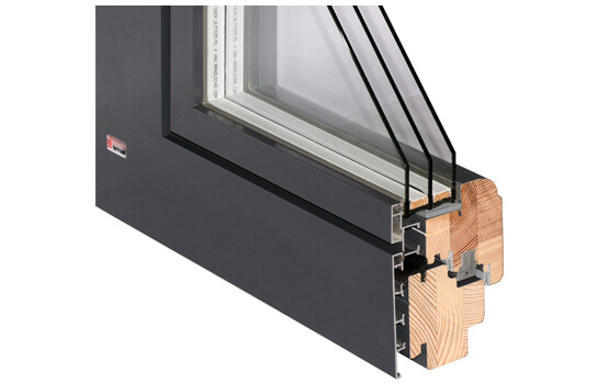 Alutrend Quadrat FB window cutaway
